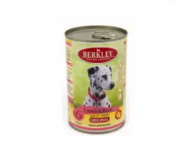 Berkley №6 консервы для собак с ягненком и рисом, вес 0,4 кг