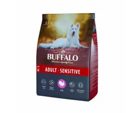 MR.BUFFALO ADULT M/L SENSITIVE Корм для собак средних и крупных пород с чувствительным пищеварением с индейкой, вес 2 кг