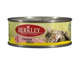 Berkley  №1 консервы для котят с цыпленком и рисом, вес 0,1 кг