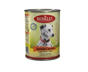 Berkley №8 консервы для собак с ягненком и морковью, вес 0,4 кг
